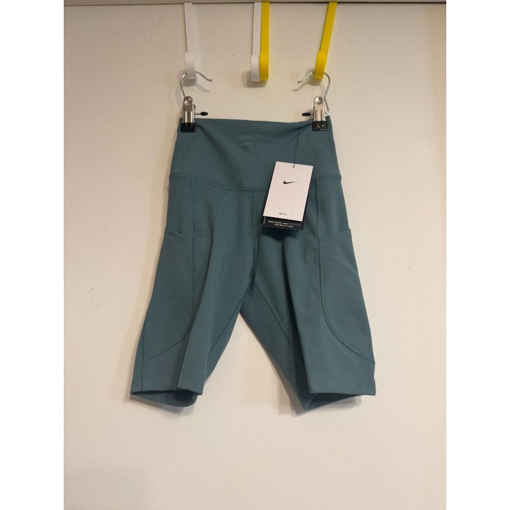 Nike One Womens XS High-Rise 8" Shorts With Dri-FIT Technology - Gentle Support